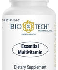 Bio Tech Pharmacal Essential Multivitamin Mineral Blend Dietary Supplement Provides Essential Vitamins And Minerals Includes Vitamins A, C, D, E, And K