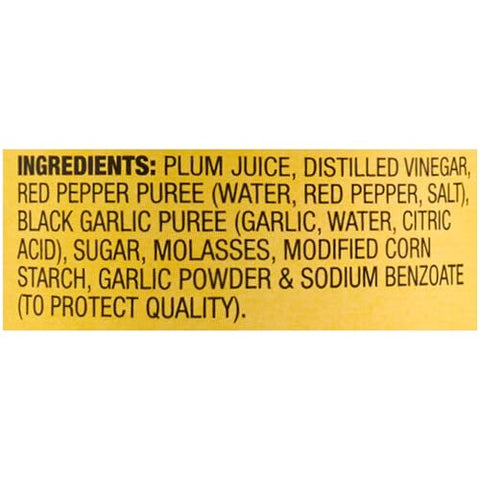 Simply Asia Hot Sauce, Black Garlic, Sweet and Savory Heat Made with Red Pepper and Black Garlic for Noodles, Rice, Stir-Fry, Wings, Yakitori, Chicken, Beef, Veggies, and More, 8 fl oz