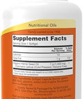 Now Foods Supplements Hemp Seed Oil 1000 Mg Essential Fatty Acids Nutritional Oil 120 Softgels