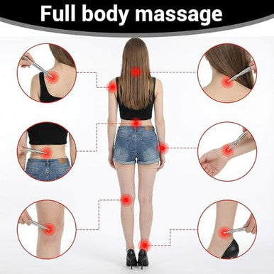 Matwsec Acupuncture Pen Stainless Steel Acupressure Pen Reflexology Massage Tool For Body Face 8 Sized Headed Acupuncture Needles Manual Deep Tissue Tool Body Point Probe Pens For Full Body Relaxing 4 Pcs