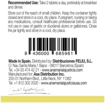 Ana MaraA Lajusticia Total Magnesium 5 With Harpago 70 Tablets By Ana Maria Lajusticia Gluten And Vegan Friendly (1)
