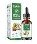 Puffiair Soursop(Graviola) & Sea Moss Liquid Drop For Cell Support & Regeneration Immune Boost Relax Liver And Sleep Herbal Extract Sugar/Gluten Free Natural Flavor 2 Fl Oz/60Ml