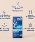 Mommy's Bliss Saline Drops Spray Nasal Relief for Newborns