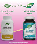 Nature'S Way Prenatal Multivitamin With Folate For Healthy Brain And Spinal Development Buffered Vitamin C B-Vitamins 180 Capsules (Packaging May Vary)