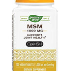 NATURE'S WAY, MSM 1000mg - 200 vegicaps