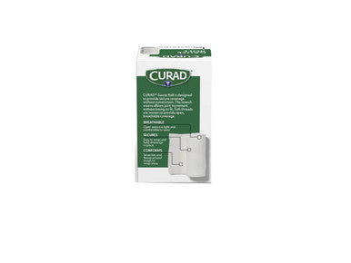 Curad Stretch Rolled Gauze 3" x 4.1 yds. Essential First Aid Supply Pack of 24