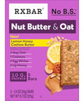 RXBAR Nut Butter and Oat Protein Bars, Protein Snacks, Snack Bars, Lemon Honey Cashew Butter, 9.7oz Box (5 Count)