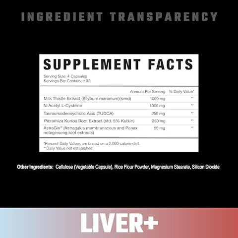 Axe & Sledge Liver Supplement Tudca Nac Milk Thistle Picrorhiza Kurroa Root 1000Mg Nac 250Mg Tudca Promotes Liver Health Detox And Function 30 Servings