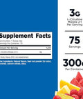 Nutricost Lcitrulline Malate 2:1 (300G) Fruit Punch Workout Support Muscle Performance Nitric Oxide Booster Fitness Supplement Powder 75 Servings