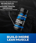 Muscletech Nitric Oxide Supplements For Men & Women Muscle Builder (60 Capsules) Nitric Oxide Booster Supplement Supports Muscle Gain & Performance 400Mg Peak Atp For Enhanced Strength