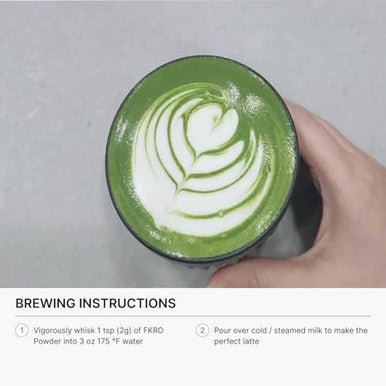 FKRO Organic Saemidori Ceremonial Grade Matcha Green Tea Powder | Single Cultivar 1st Harvest | Stone-Ground Air-Flown Monthly from Japan | 30g Tin