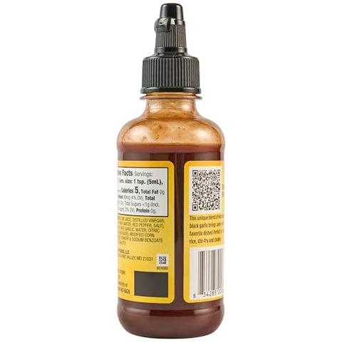 Simply Asia Hot Sauce, Black Garlic, Sweet and Savory Heat Made with Red Pepper and Black Garlic for Noodles, Rice, Stir-Fry, Wings, Yakitori, Chicken, Beef, Veggies, and More, 8 fl oz