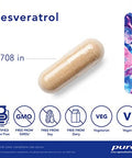 Pure Encapsulations Resveratrol 60 vegcaps