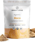 Sprout Living Organic Gelatinized Maca Root Powder Superfood Adaptogen 1 Lb