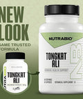 Nutrabio Tongkat Ali Longjack 100 Supplement - Natural Support For Muscle Mass Strength Performance- Longjack Tongkat Ali For Men- 200Mg Per Capsule 60 Servings