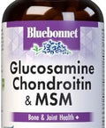 Bluebonnet Nutrition Glucosamine Chondroitin Plus Msm Glucosamine Chondroitin Sulfate Vitamin C & Optimsm Bone & Joint Health Non Gmo Gluten Soy Milk 180 Vegetable Capsules