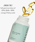Veracity Omega 3 Super+ - Epa, Dha, Dpa Omega 3 Supplement - Omega 3 Fatty Acid Supplements - Omega 3 Fish Oil Supplements - Omega 3 Supplement For Whole-Body Wellness