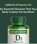 Nature'S Bounty Vitamin D3 1000 Iu Immune Health 120 Softgels ( Pack Of 1 )