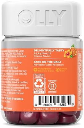 Olly Heavenly Hair Gummy, Supports Healthy Hair, Keratin, Biotin, Amla, Chewable Supplement, 30 Day Supply - 60 Count