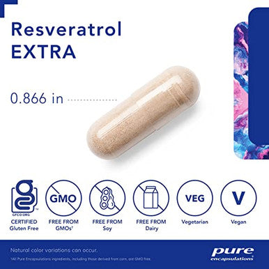 Pure Encapsulations Resveratrol EXTRA 120 caps