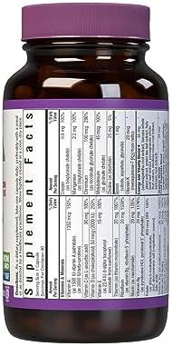 Bluebonnet Nutrition Maxi One (Iron) Whole Food Multiple Enzymes Energy Vitality Gluten Soy & Green Kosher Vegetarian Friendly Nongmo 90 Count