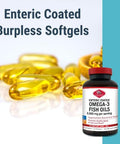 Olympian Labs Enteric Coated Omega 3 Fish Oils 2000 Mg Per Serving/ 60 Servings 120 Softgels