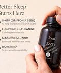 Form ZZZZs Natural Nootropic for Sleep 5HTP Magnesium Zinc Calming Amino Acids for a Naturally Regenerative Sleep