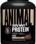 Animal Whey Protein Powder And Creatine Chews Tablets Bundle Chocolate Flavored 4 Lb Protein And Fruit Punch Flavored Creatine For Pre/Post Workout
