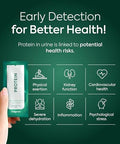 Diagnox Health Protein Urine Test Strips [30 Tests] And Hydration Test Strips [30 Tests] Individually Packaged And Science Backed