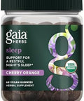Gaia Herbs Organic Sleep Gummies Sleep Support Ashwagandha Organic Reishi Mushroom Passionflower Usda Organic Nongmo Gluten Vegan 40 Count