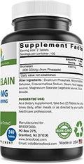 Brieofood Bromelain 1000Mg Per Serving 240 Tablets - Proteolytic Digestive Enzyme - Supports Healthy Digestion, Joint Health, Nutrient Absorption