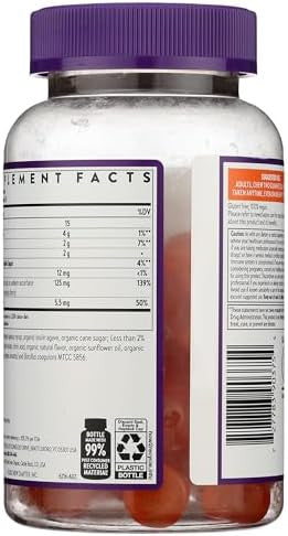 Chapter Vitamin C+ Gummies ÃƒÂ¢Ã¢â€šÂ¬Ã¢â‚¬Å“ 40% Less SugarÃƒâ€šÃ‚Â§, Excellent Source Of Vitamin C, Two Daily Gummies For Immune Support With Acerola Cherry, Vegan, Non-Gmo, Gluten Free, Citrus Flavored, 60Ct