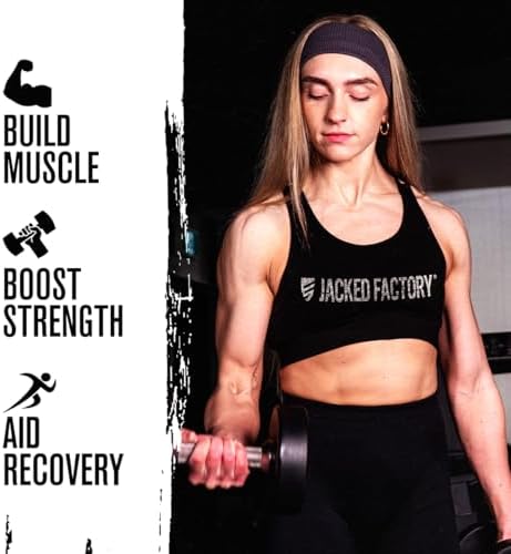 Jacked Factory Creatine Hcl Capsules Con Cret Creatine Pills 750Mg Lean Muscle Growth & Recovery Boost Strength & Endurance No Bloating Or Cramps 120 Capsules