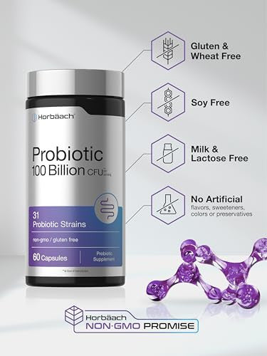 Horbaach Probiotic 100 Billion Cfu 60 Capsules