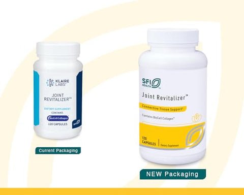 Klaire Labs Sfi Health Joint Revitalizer - Patented Hydrolyzed Collagen Peptide Formula With Chondroitin Msm & Hyaluronic Acid Hypoallergenic Connective Tissue Support (120 Capsules)