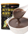 BKSUAIWU Black Sesame Walnut Mulberry Powder,500g/17.63oz,Ground Sesame Seeds,No Sugar,Instant Beverage Cereal BreakfastÃ©Â»â€˜Ã¨Å ÂÃ©ÂºÂ»Ã§Â³Å