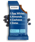RXBAR Protein Bars, Bleuberry, 24 Count Simple Ingredient Snack Bars