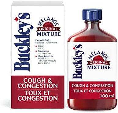 BUCKLEY'S Original COUGH CONGESTION Syrup 100 ml Size