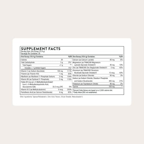 Thorne - Catalyte - Electrolyte Replenishment And Energy Restoration Supplement - No Artificial Sweeteners - Nsf Certified For Sport- Lemon Lime 11.01 Oz