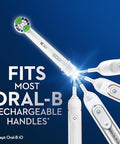Oral-B Electric Toothbrush Brush Heads Precision Clean White + 2 Daily Clean White 1 Count