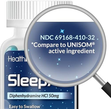 HealthA2Z Sleep Aid Diphenhydramine Softgels Supports Deeper Restful Sleeping