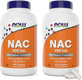 Now Nac 600 Mg 400 Capsules (Pack Of 2) Nacetyl Cysteine With Selenium