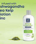 Kiss My Face Strong & Luscious Conditioner Dht Blocker Thickening For Dry And Damaged Hair Women & Men With Biotin Ashwagandha And Sea Kelp