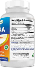 Best Naturals Bcaa Branch Chain Amino Acid 3200Mg Per Serving 200 Capsules Pharmaceutical Grade 100% Pure Instantized Formula Pre/Post Workout Bodybuilding Supplement Boost Muscle Growth