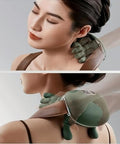 Dexmary Neck Massager With Heat Neck Massager For Pain Relief Deep Tissue Shiatsu Shoulder And Back Massager With 3 Modes & 2 Heat Levels Portable And Rechargeable Relax Muscle Tension (Green)