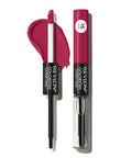 Revlon Liquid Lipstick With Clear Lip Gloss Colorstay Overtime Lipcolor Dual Ended With Vitamin E 010 Non-Stop Cherry 0.07 Fl Oz
