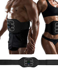 Marcooltrip Mz Abs StimulatorAb MachineAbdominal Toning Belt Workout Portable Ab Stimulator Home Office Fitness Workout Equipment For Abdomen Black