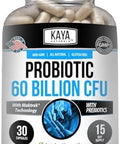 Kaya Naturals Probiotic Billion CFU Probiotics for Women Probiotics for Men and Adults Natural Gut Health and Immune Support Supplement Provides Digestive Support