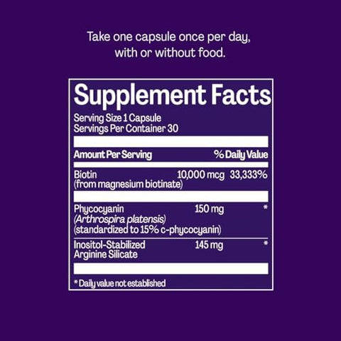 Bonafide Silvessa Hair & Skin Support Capsules Hormone- Drug- Daily Nourishment For Hair & Skin During Menopause 30 Day Supply (30 Capsules)