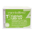Cuccio Pro T3 Led/Uv Cool Cure Versatility Gel - Self-Levelling Gel With Calcium - Incredibly Flexible - Strong Adhesion - High Shine Finish - Fast Application - Pink - 1 Oz Nail Gel